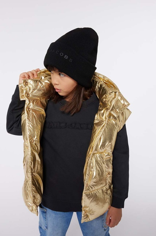 Dětská vesta Marc Jacobs s podšívkou zlatá W60270.114.150