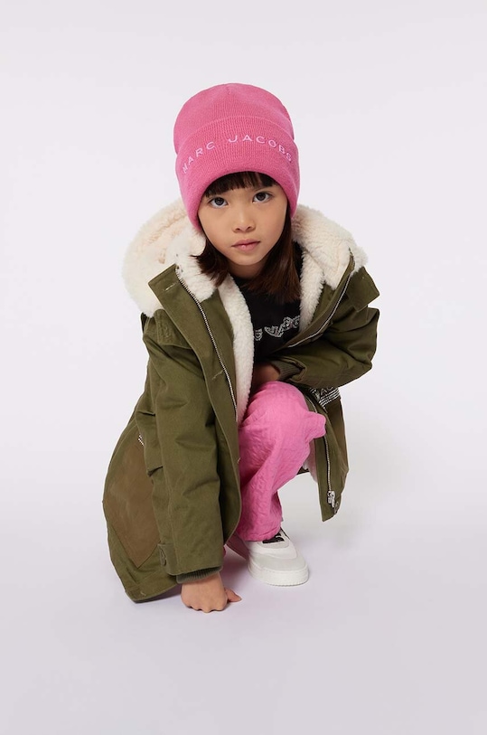 Marc Jacobs parka pentru copii cu captuseala verde W60274.102.108