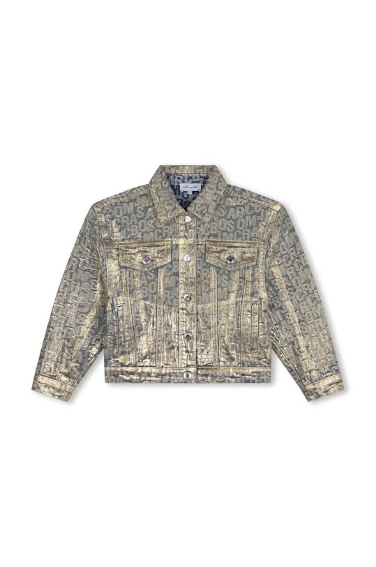 Marc Jacobs geacă din denim pentru copii W60302.102.108 aur AW24