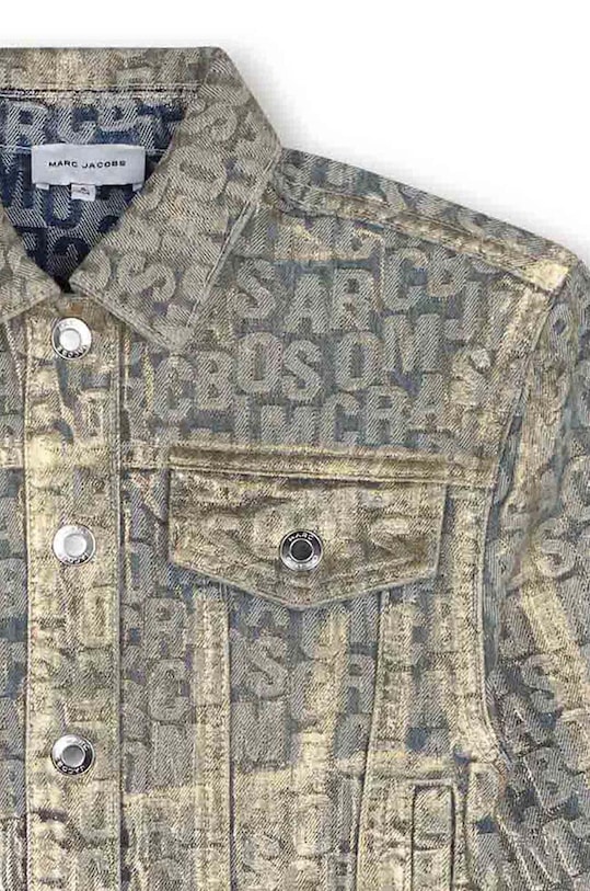 Marc Jacobs geacă din denim pentru copii aur W60302.102.108