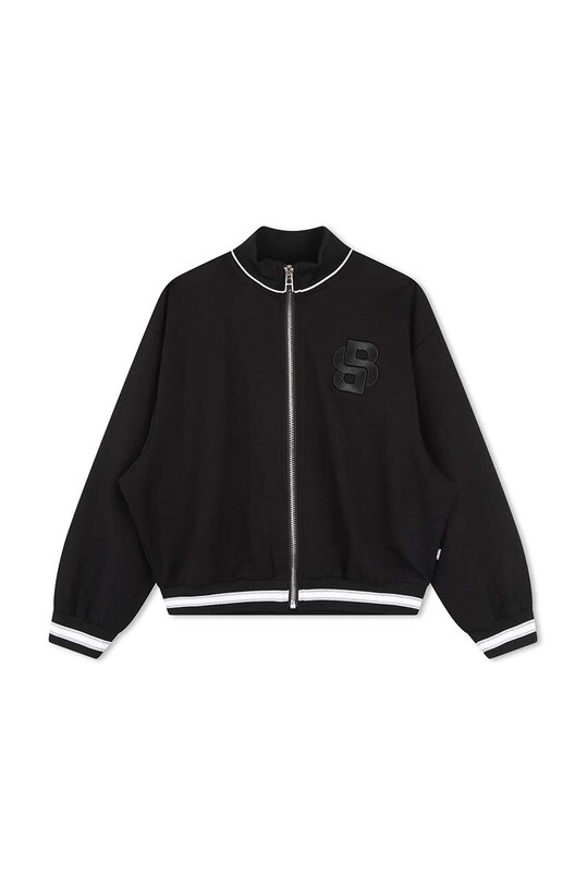 Дитяча куртка-бомбер BOSS J51092.126.150 чорний AW24