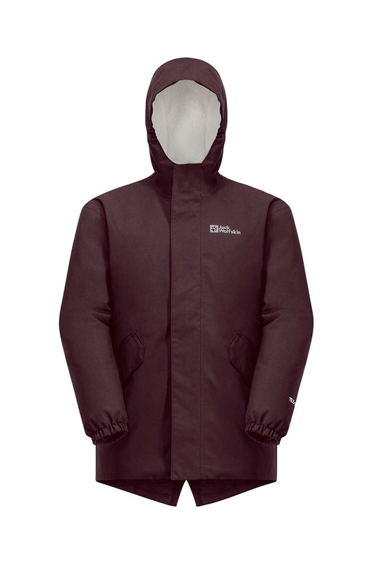 Fete Jack Wolfskin parka pentru copii 1609092.164.176 burgundia
