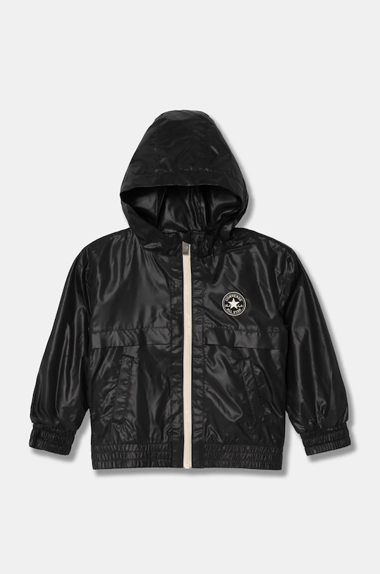 Dětská bunda Converse nezateplené černá 3CF930