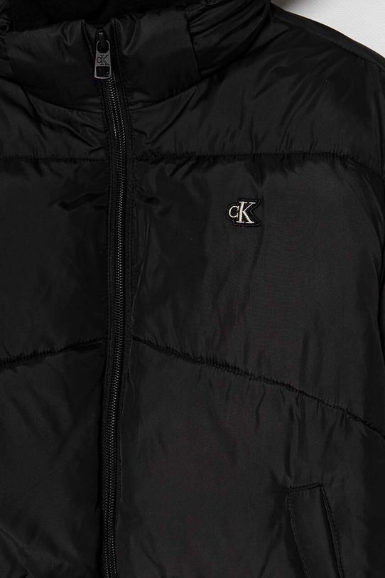 Dziewczynka Calvin Klein Jeans kurtka dziecięca IG0IG02056.9BYH. czarny
