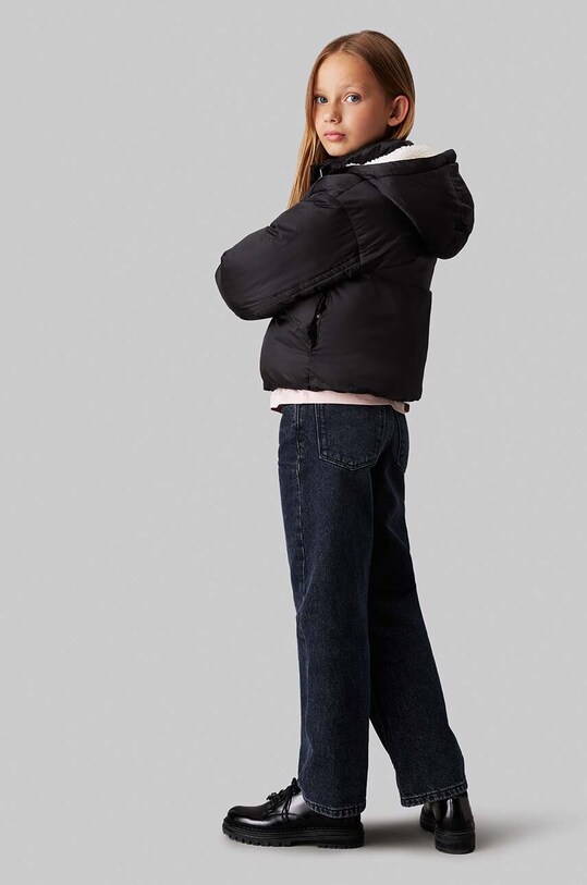Дитяча куртка Calvin Klein Jeans чорний IG0IG02683.9BYH.