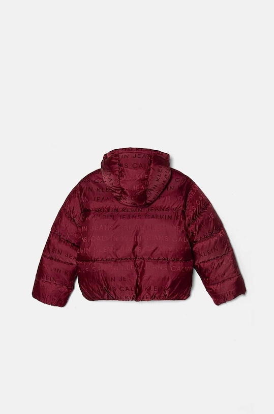 Dziewczynka Calvin Klein Jeans kurtka dziecięca IG0IG02730.9BYH. bordowy