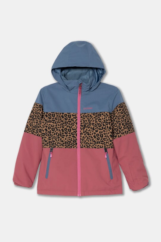 Детская лыжная куртка Protest PRTFANCY с утеплением коричневый 6410444