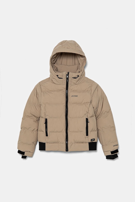 Детская лыжная куртка Protest PRTELINY с утеплением бежевый 6910544