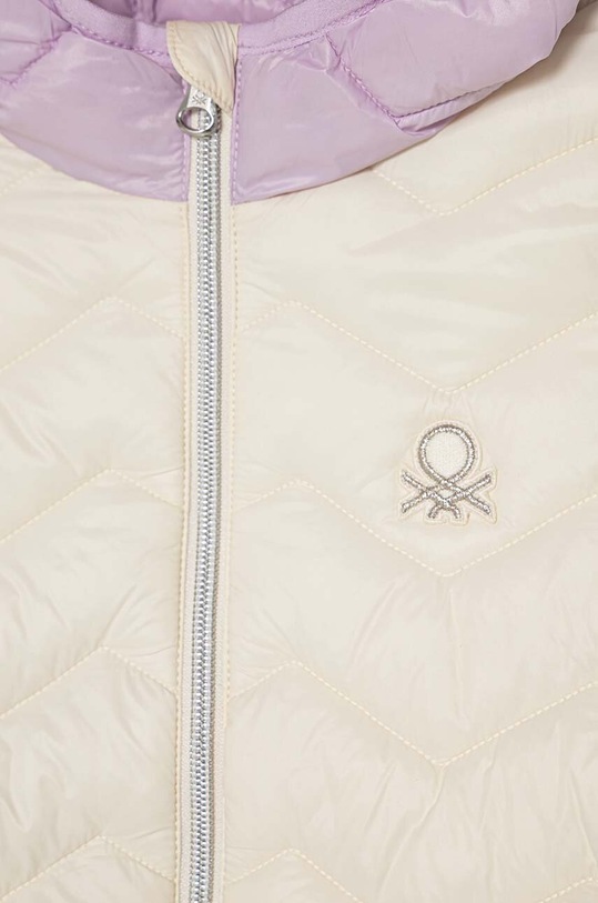 Dětská bunda United Colors of Benetton 21INCN04U.G.Seasonal béžová AW24