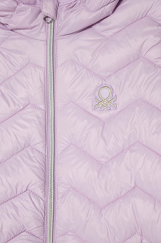 Dětská bunda United Colors of Benetton 21INCN04U.G.Seasonal fialová AW24