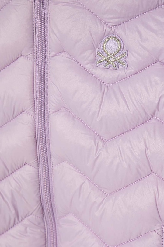 Dziewczynka United Colors of Benetton bezrękawnik dziecięcy 21INGJ00H.P.Seasonal fioletowy
