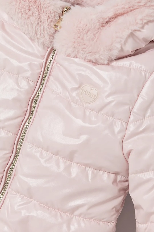 Guess kurtka dwustronna dziecięca K4BL02.WGL60.9BYH różowy