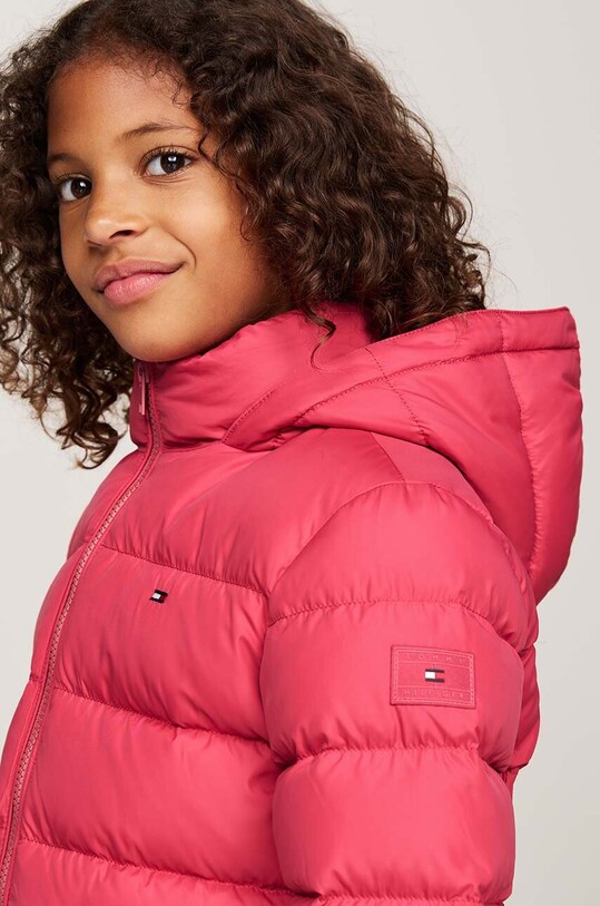 Девочка Детская пуховая куртка Tommy Hilfiger KG0KG07399.9BYH.128.176 розовый