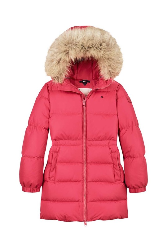 Παιδικό μπουφάν με πούπουλα Tommy Hilfiger KG0KG07805.9BYH. ροζ AW24