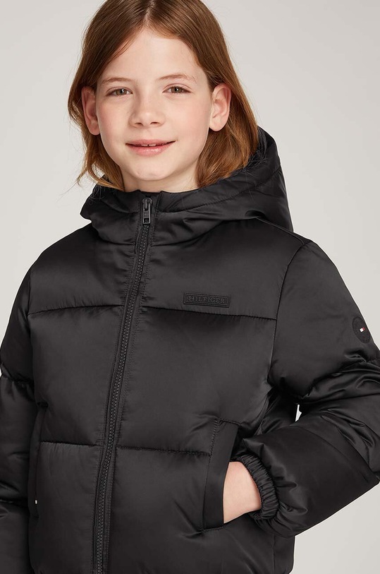Tommy Hilfiger kurtka dziecięca KG0KG08050.9BYH. czarny