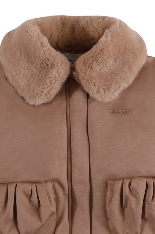 Detská bunda Donsje Bloci Jacket hnedá 4086300.