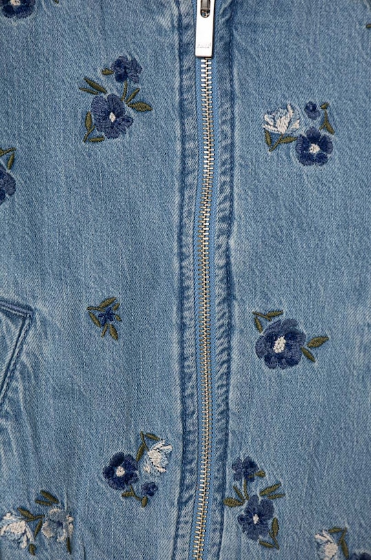 Dziewczynka Abercrombie & Fitch kurtka jeansowa dziecięca KI244.4015 niebieski