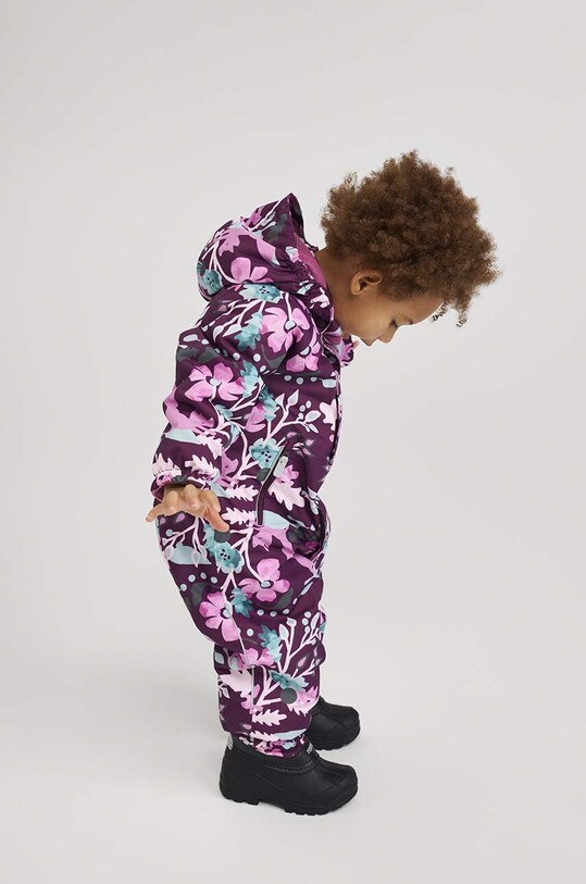 Kojenecká zimní kombinéza Reima Puhuri s podšívkou burgundské 5100116B.G.9BYH