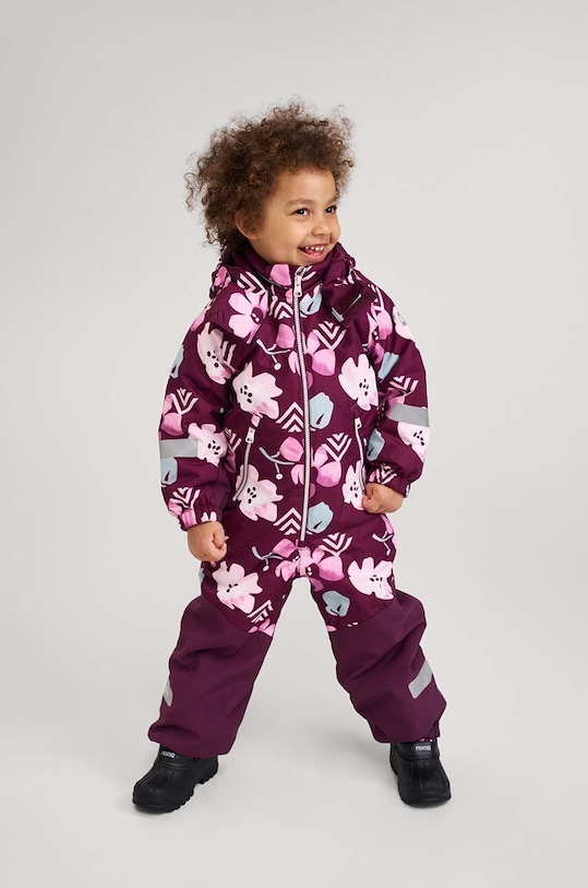 Reima salopetă de iarnă pentru copii Kurikka cu captuseala burgundia 5100131B.G.9BYH