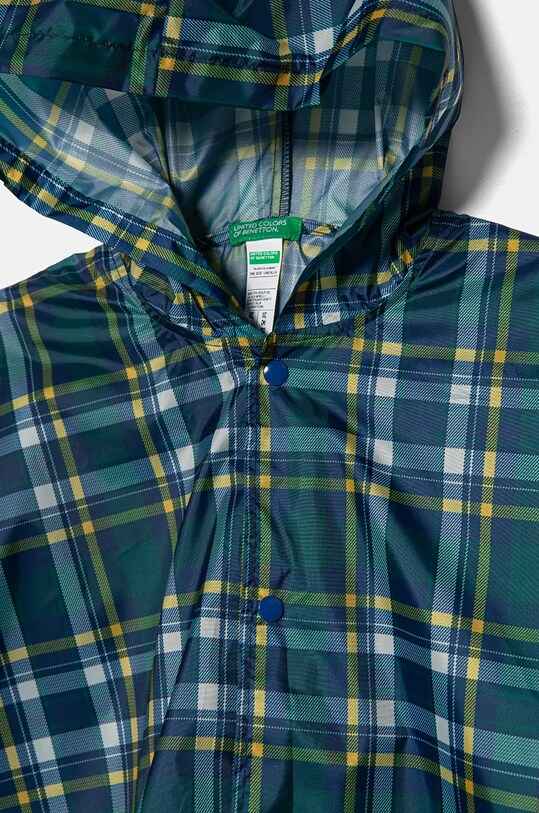Fete United Colors of Benetton palton de ploaie copii 6G8UGU00E.P.Seasonal verde