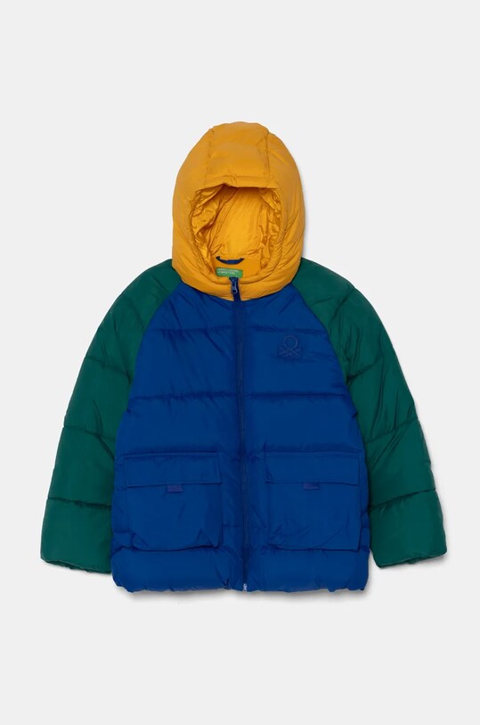 Детская куртка United Colors of Benetton с утеплением голубой 2WU0CN052.G.Seasonal