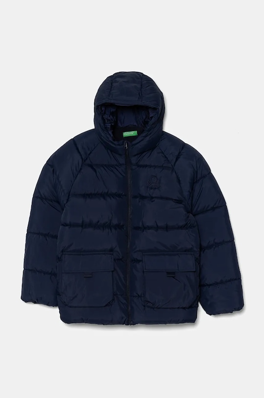 Dětská bunda United Colors of Benetton s podšívkou námořnická modř 2WU0CN052.G.Seasonal