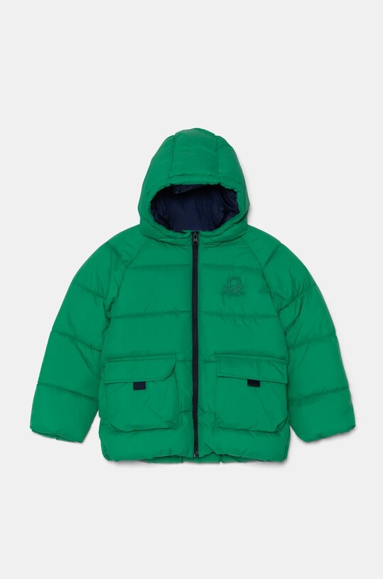 Dječja jakna United Colors of Benetton Planet friendly zelena 2WU0CN052.G.Seasonal
