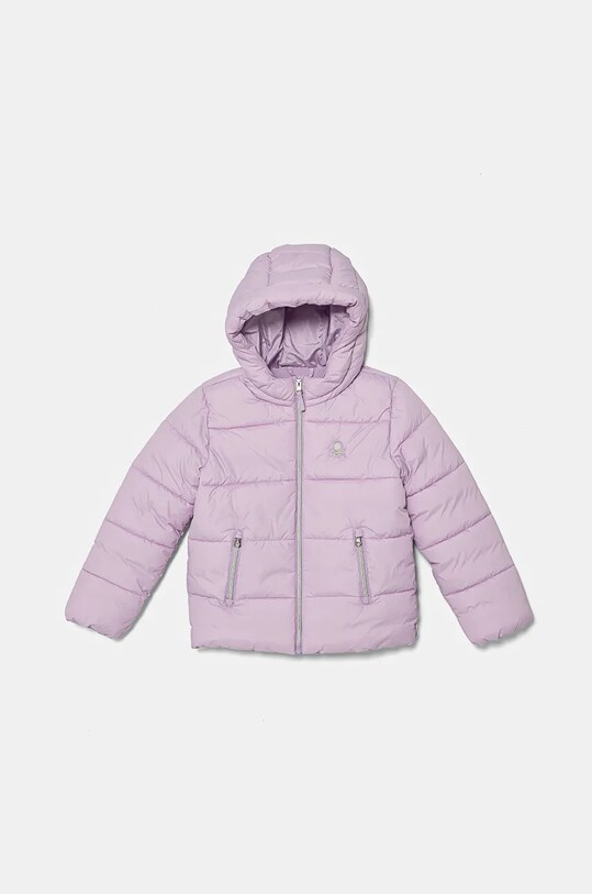 Дитяча куртка United Colors of Benetton з утепленням фіолетовий 2LETCN04Y.G.Seasonal