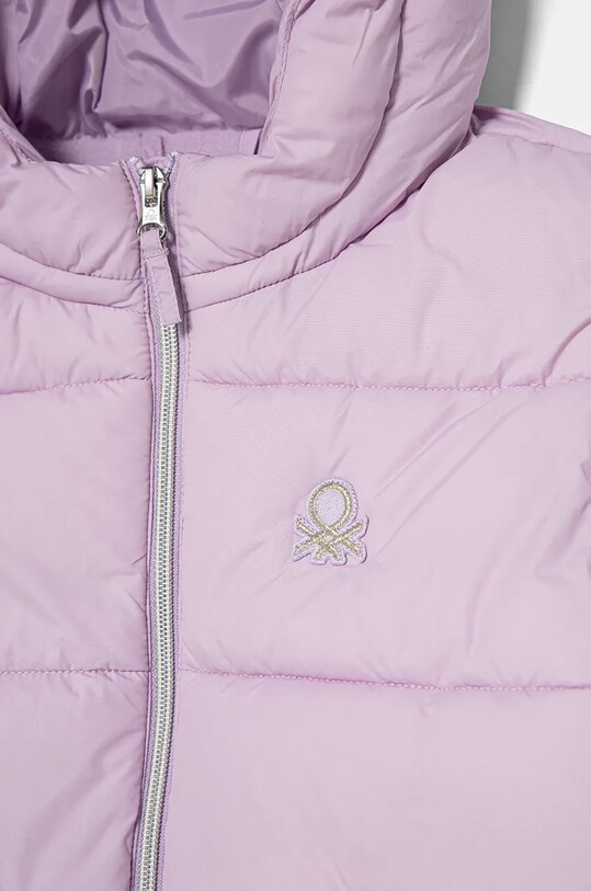 DÍVKA Dětská bunda United Colors of Benetton 2LETCN04Y.G.Seasonal fialová