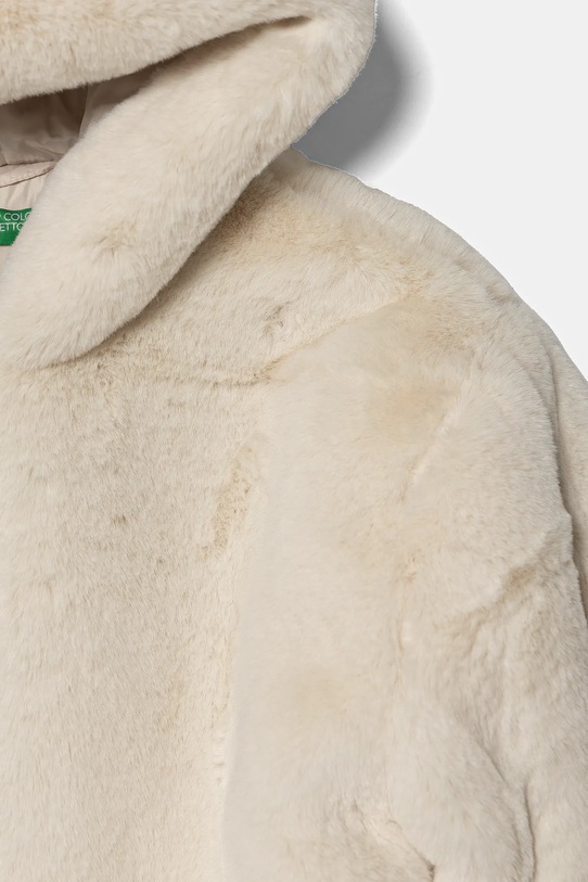 Dziewczynka United Colors of Benetton kurtka dziecięca 2Q6TCN05E.G.Seasonal beżowy