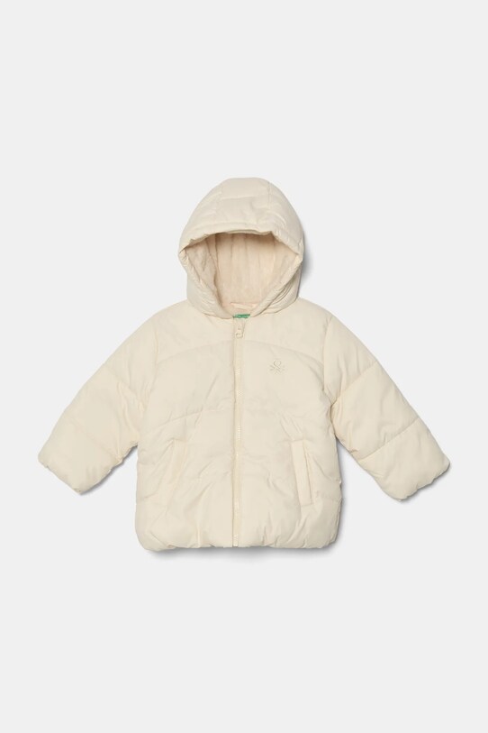Детская куртка United Colors of Benetton с утеплением бежевый 2SJ1GN03I.P.Seasonal