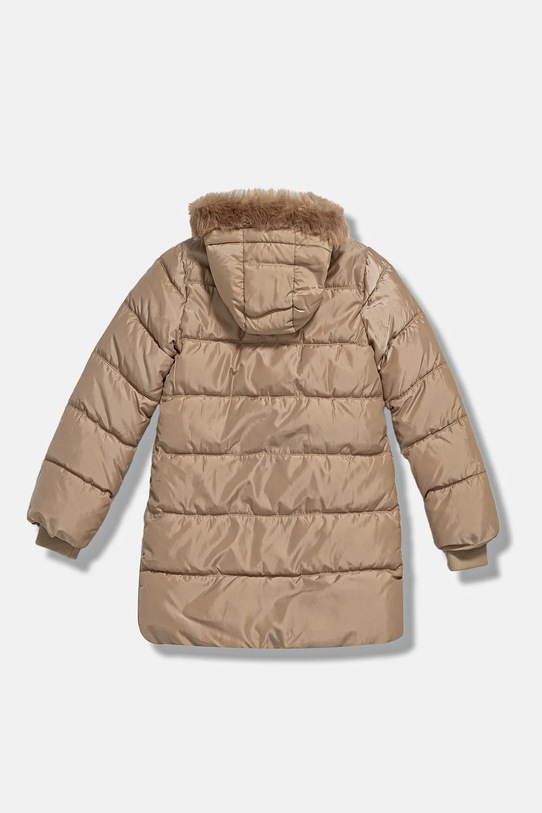 Detská bunda United Colors of Benetton 2SVKCN05V.G.Seasonal béžová AW24