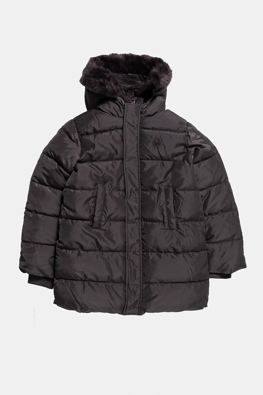 Дитяча куртка United Colors of Benetton з утепленням сірий 2SVKCN05V.G.Seasonal