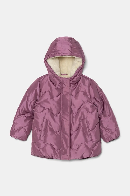 United Colors of Benetton geaca bebe cu captuseala roz 2SVKGN03A.P.Seasonal