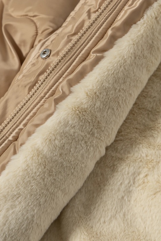 Fete United Colors of Benetton geaca bebe 2SVKGN03A.P.Seasonal bej