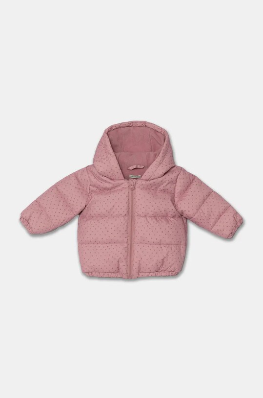 United Colors of Benetton geaca bebe cu captuseala roz 2ITSAN00M.G.W.Seasonal