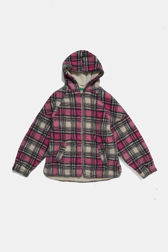 United Colors of Benetton geaca copii cu captuseala roz 29J8CN05O.G.Seasonal