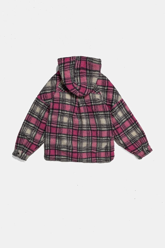 Dětská bunda United Colors of Benetton 29J8CN05O.G.Seasonal růžová AW24