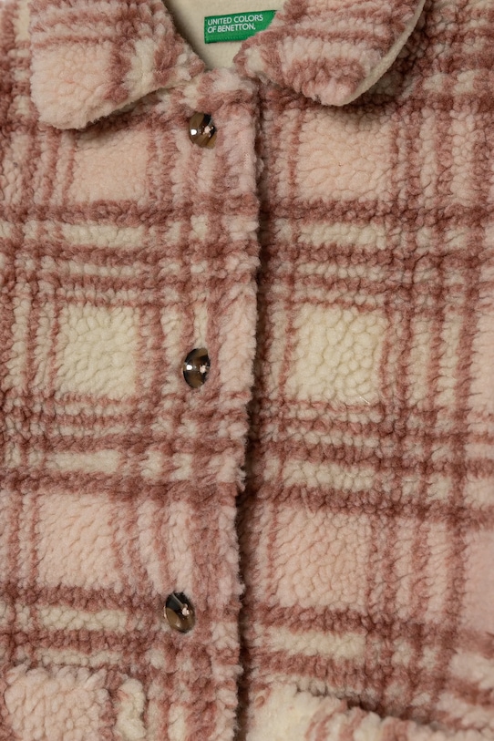 Девочка Детская куртка United Colors of Benetton 29J8GN037.P.Seasonal бежевый