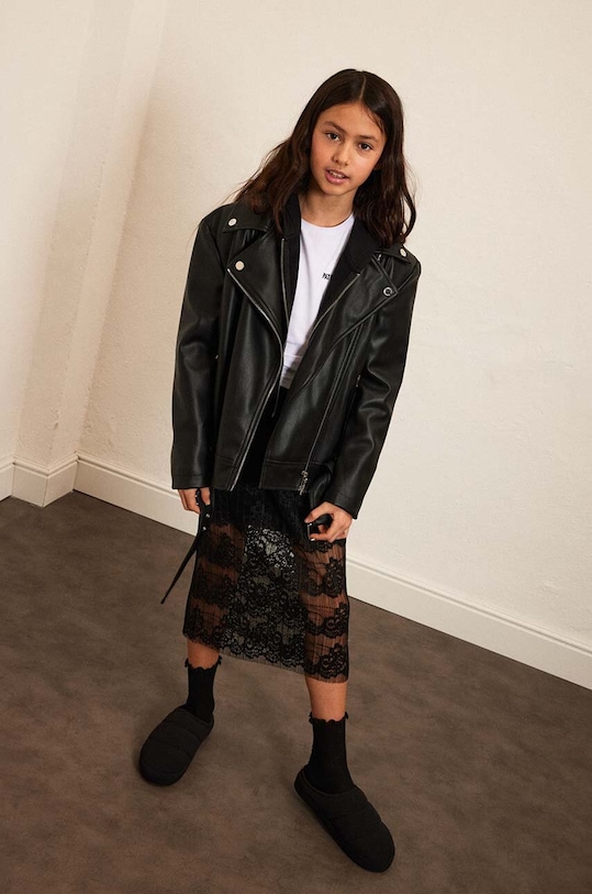 Παιδικά δερμάτινα μπουφάν Patrizia Pepe E014 7O0031