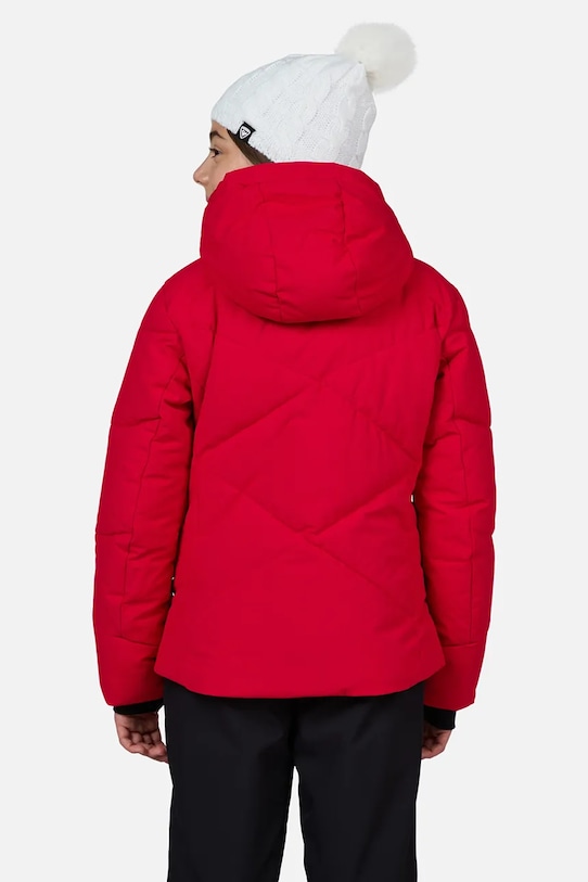 Dziewczynka Rossignol kurtka narciarska dziecięca STACI RLNYJ05 czerwony