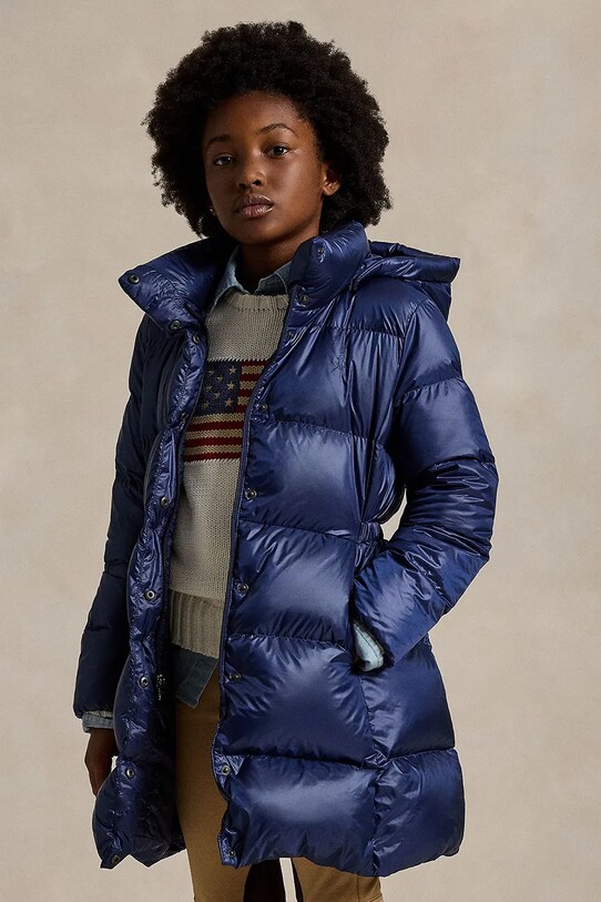 Παιδικό μπουφάν με πούπουλα Polo Ralph Lauren άλλο μπλε 313940329004