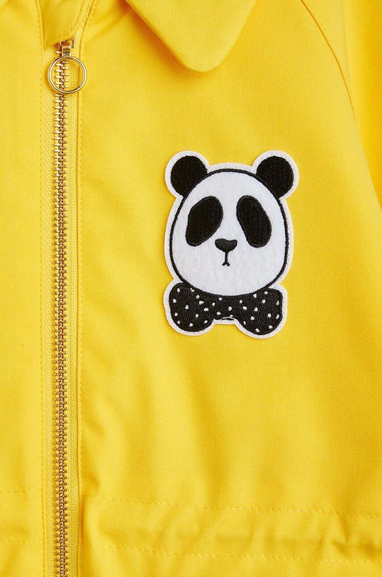 Chłopiec Mini Rodini kurtka dziecięca Panda 2221010823 żółty