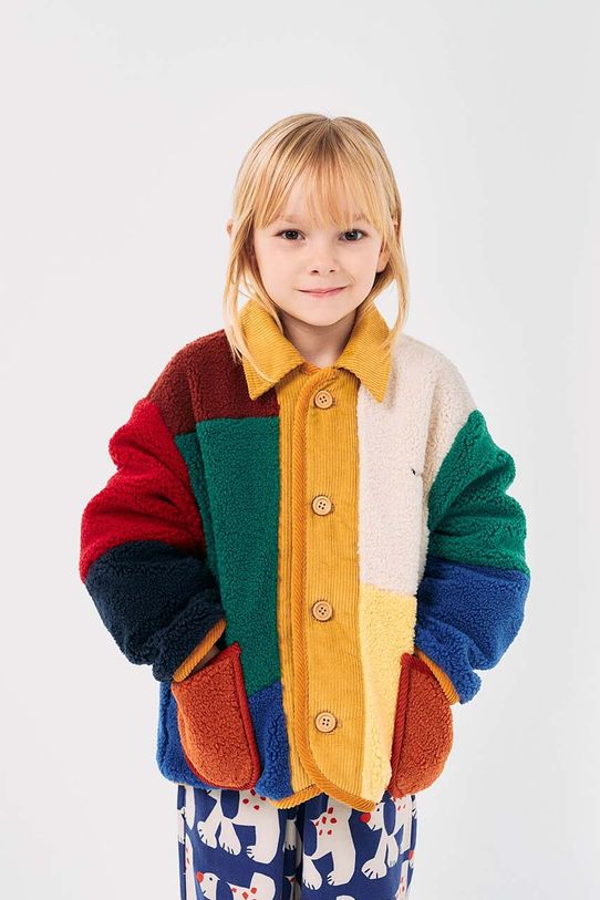 Bobo Choses kurtka dziecięca bez kaptura multicolor 224AC128