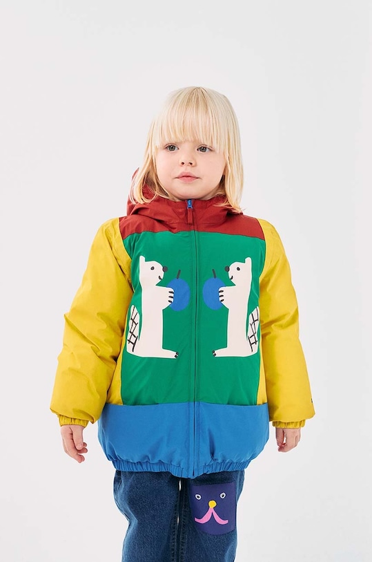 Dětská bunda Bobo Choses Hungry Squirrel s podšívkou vícebarevná 224AC134