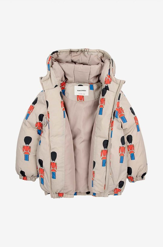 Bobo Choses kurtka dziecięca Little Tin Soldier beżowy 224AC135