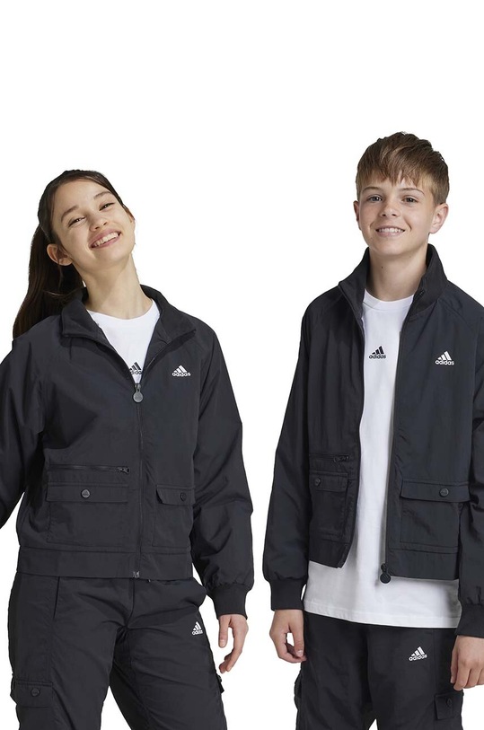 adidas kurtka dziecięca JAM WVKT nieocieplane czarny IV7042