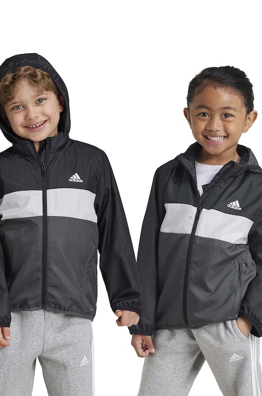 Dětská bunda adidas LK TIBERIO WB nezateplené černá IW0548