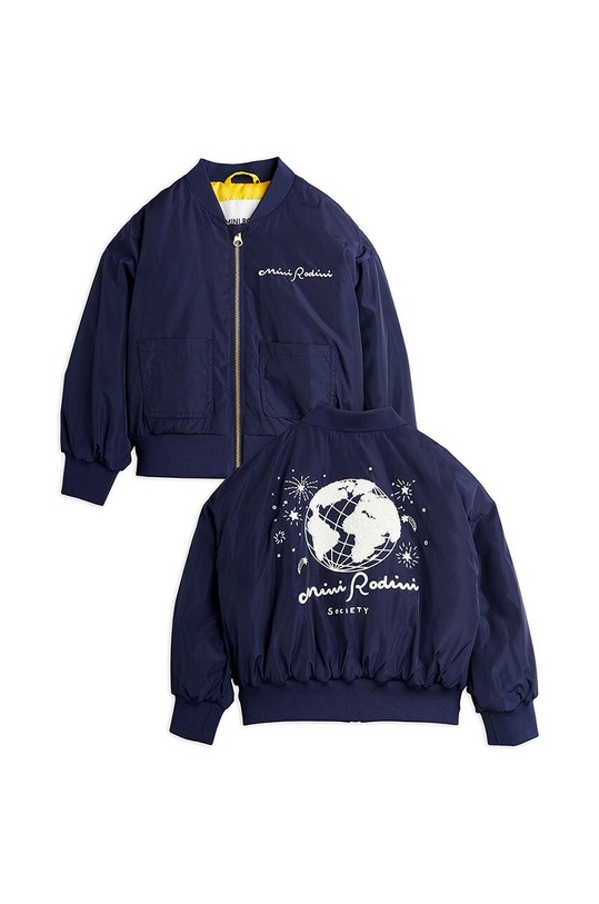 Mini Rodini geaca bomber pentru copii 2471011260 bleumarin AW24