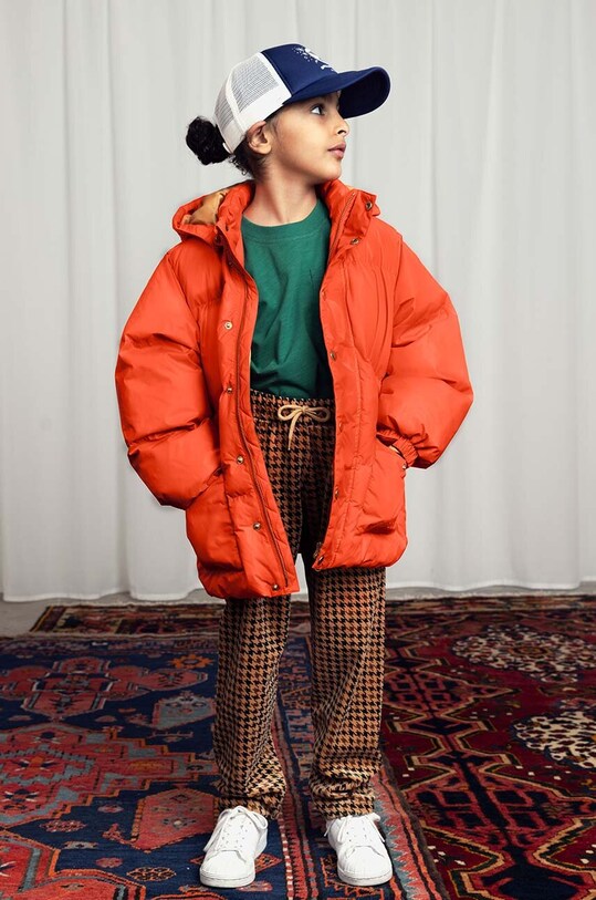 Дитяча куртка Mini Rodini з утепленням помаранчевий 2471011842